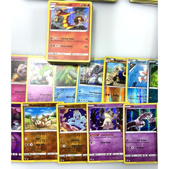 Pokémon TCG Trading Card Mixed Lot of 725 Modern Cards in Collectible Tin - Picture 2 of 16